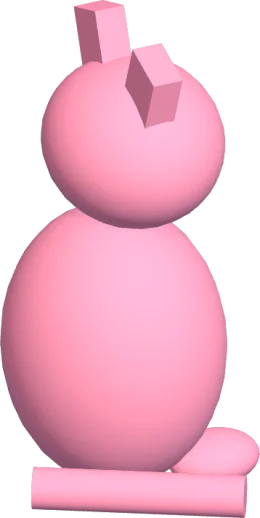 Cat figure